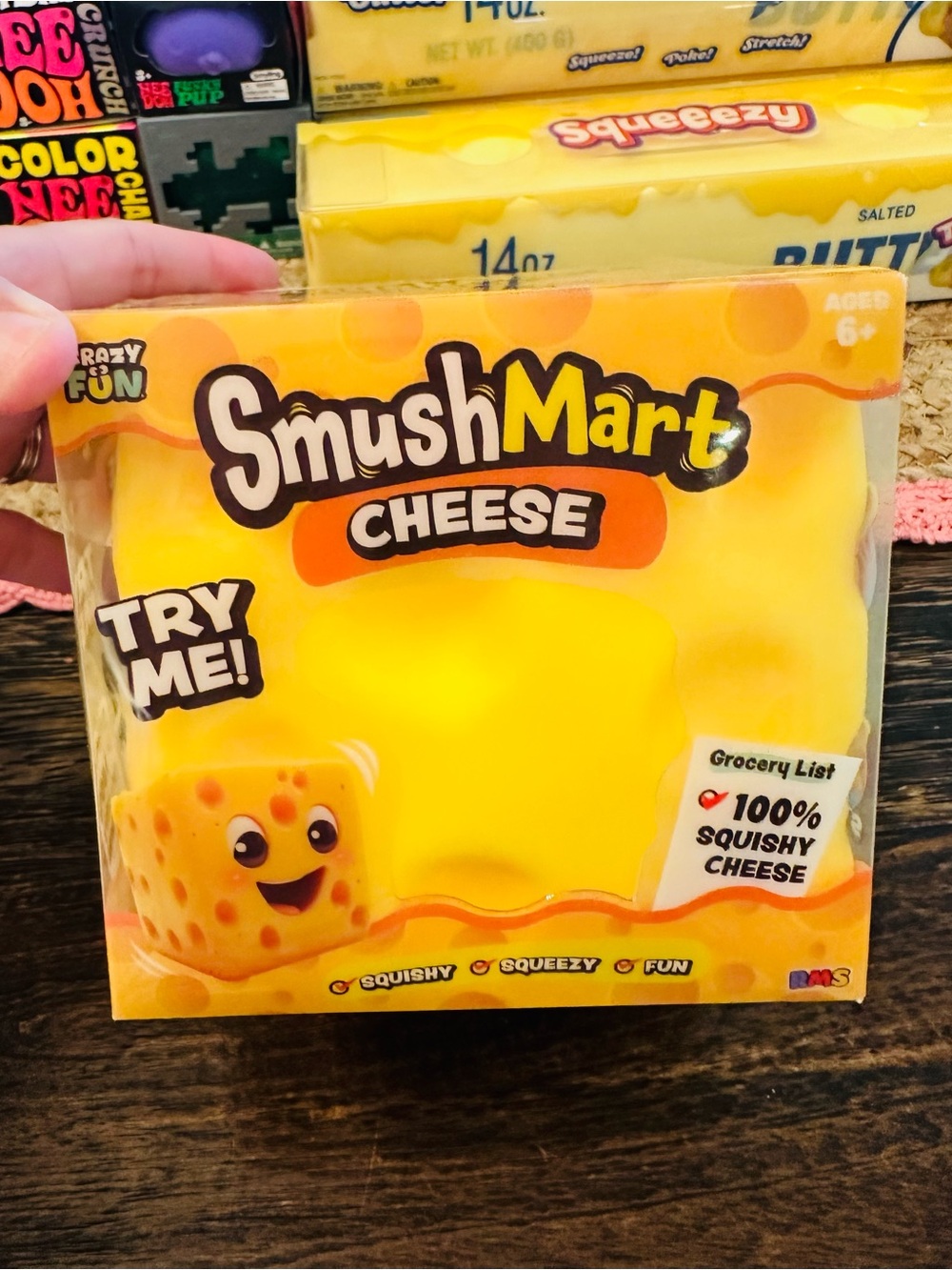 🧀 Viral Five Below Smushmart Cheese Squishy 🧀